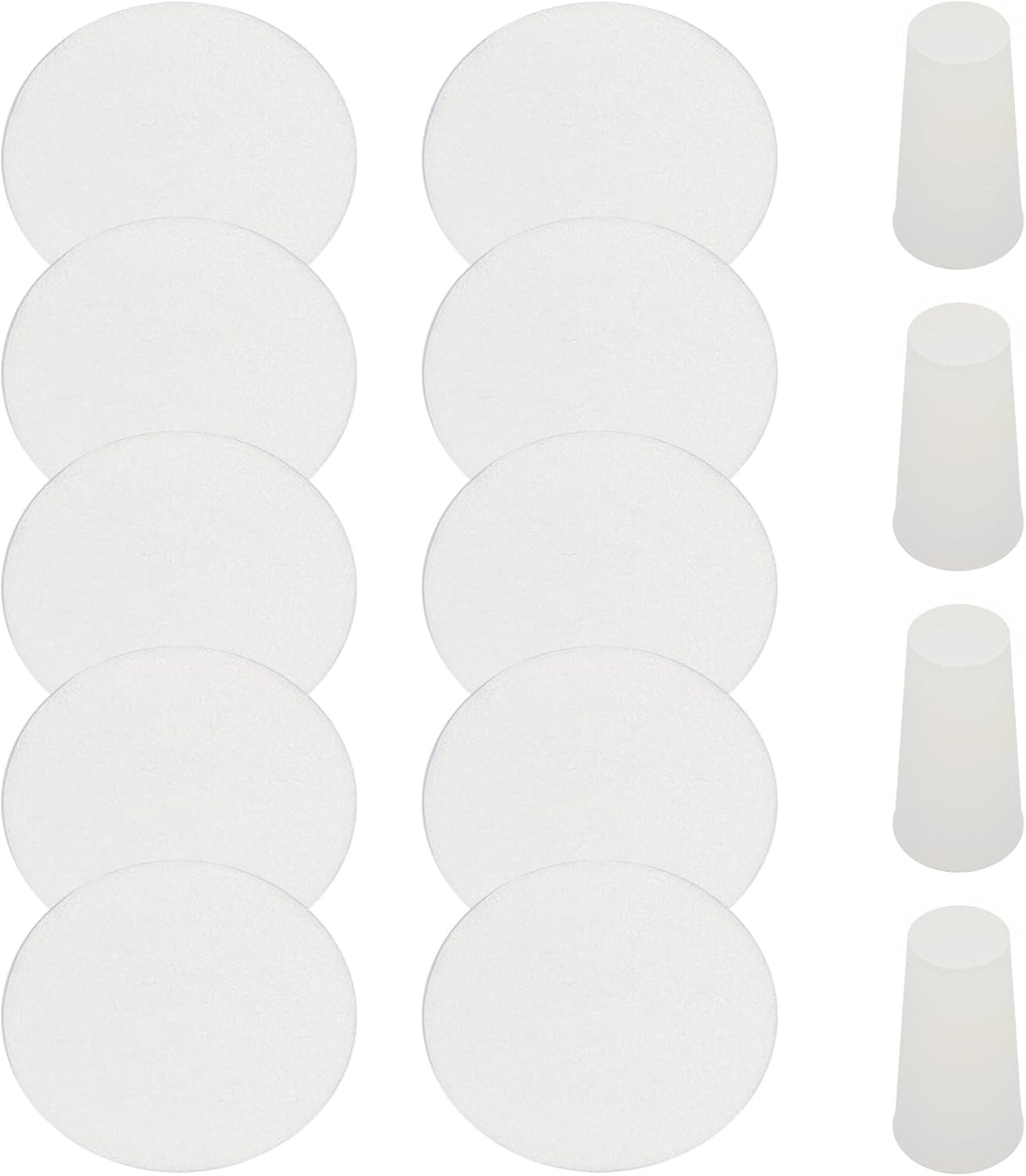 10pcs Reble Cold Brew Coffee s and 4pcs Silicone Rubber Spers