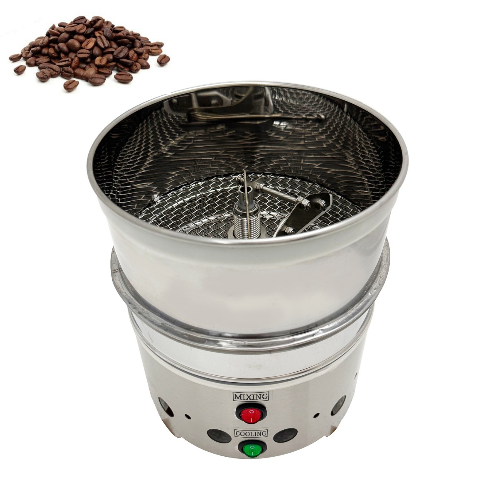 Electric Coffee Bean Cooler Coffee Roasting Radiator Cooling Plate 15r/min 110V