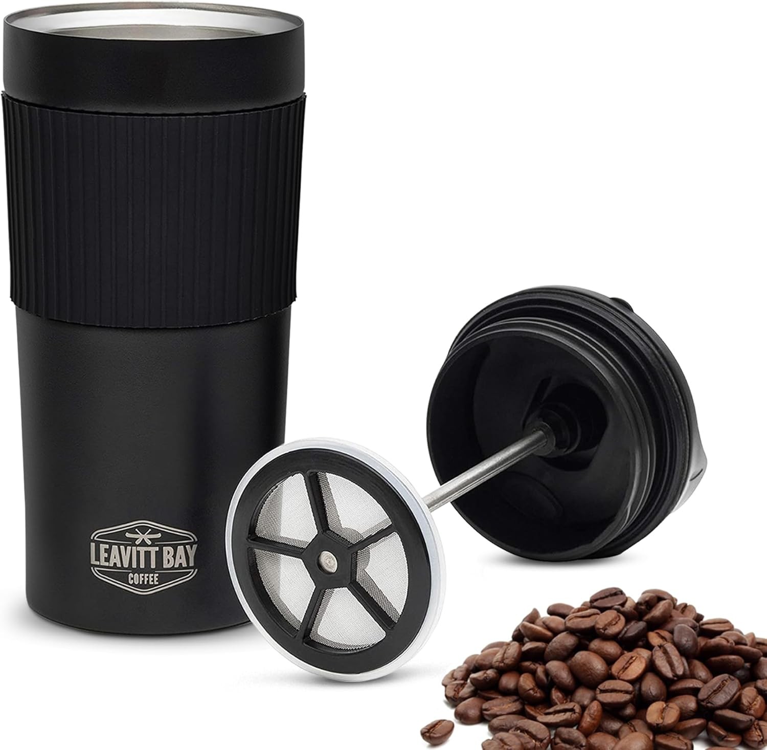 Portable French Pr Travel Mug – Insulated Stainl Steel French Pr