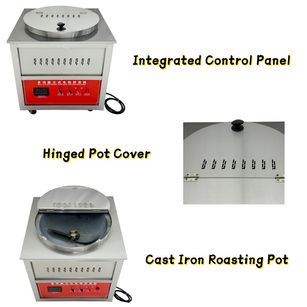 7.5kg Capacity Bean Roasting Machine Stainless Steel Coffee Bean Roaster
