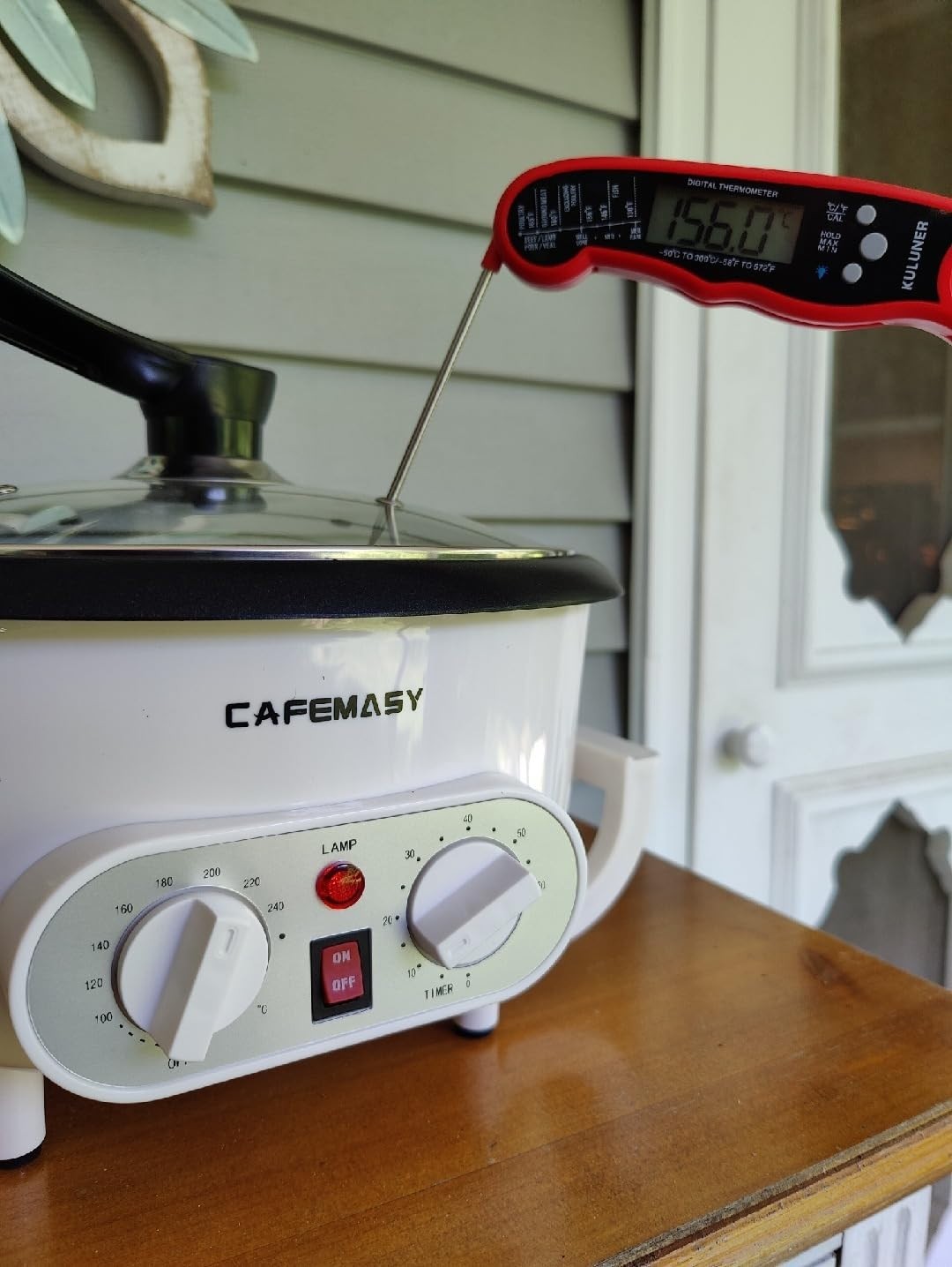 Professional Coffee Roaster with Adjustable Temp, 110V^