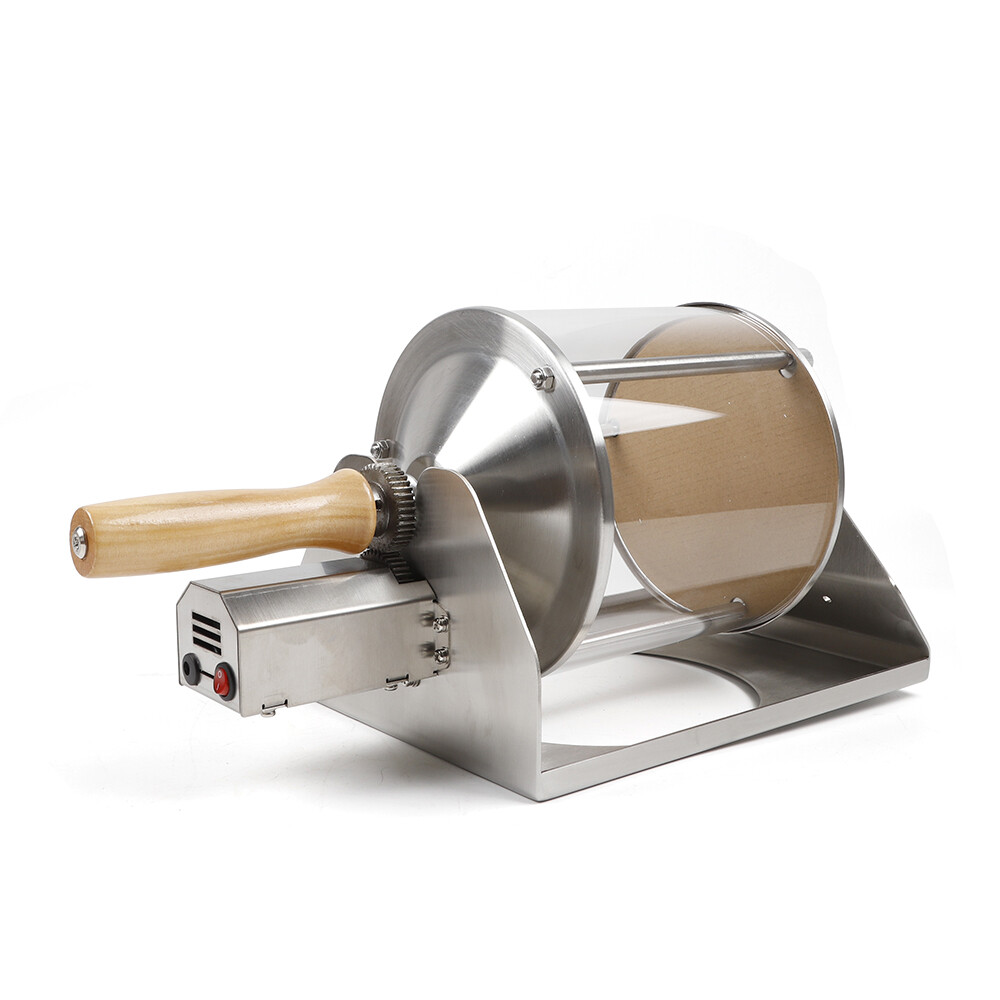 Coffee Bean Roaster 1 pound Roasting Machine Nuts Home Coffee Shop Wooden Handle