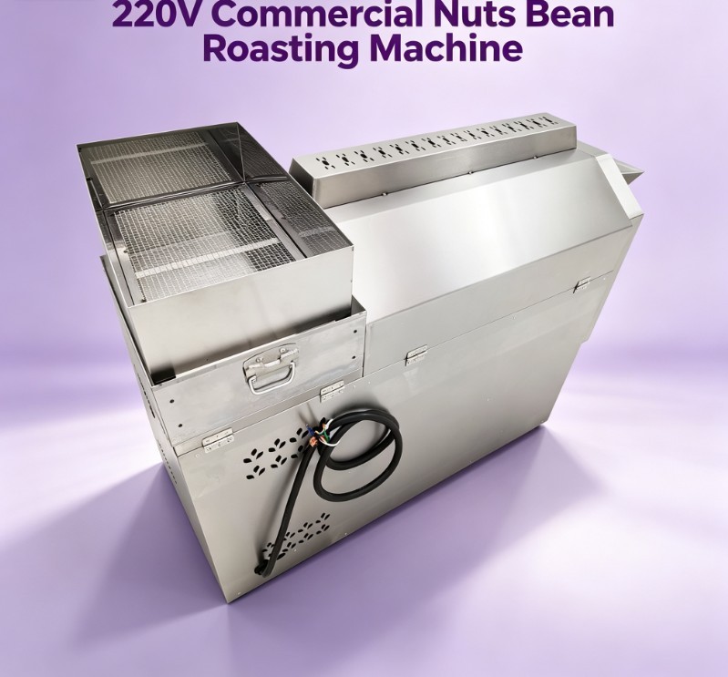 Multi-Purpose ElectricNut&Coffee Roaster 27.6Lb220V 6kW Commercial Bean Roasting