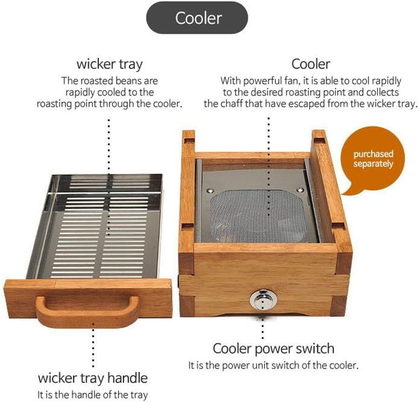 BOCABOCA Coffee Bean Roaster 250 Home Roasting Machine