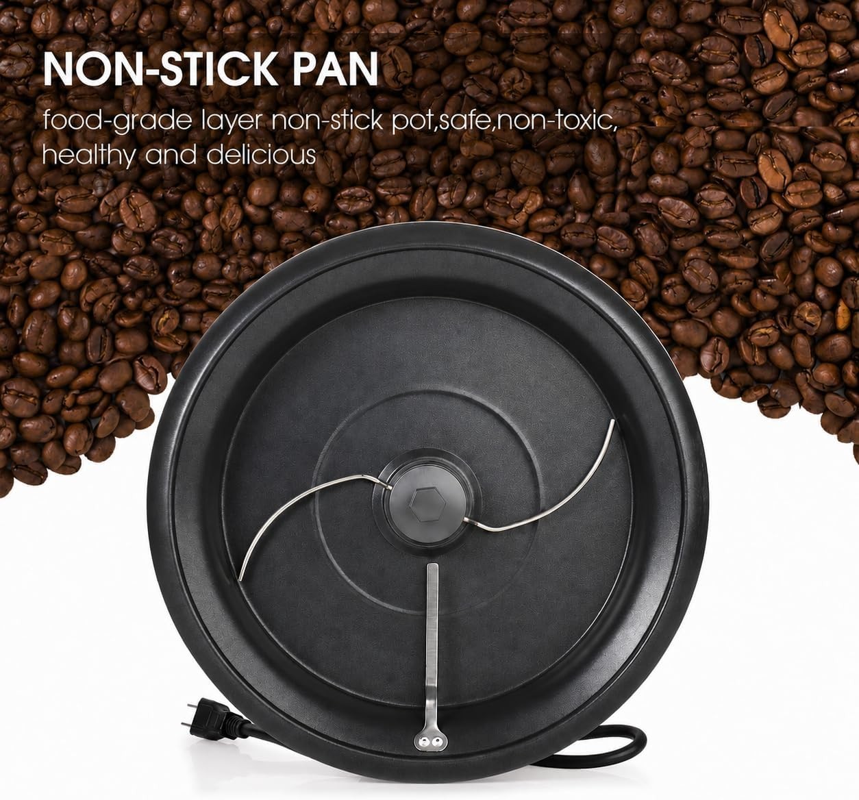 Upgrade Coffee Roaster Machine Home Use 110V Household Electric Coffee Bean