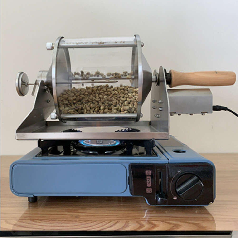 With Molly AWK Coffee Roaster Gas Burner Coffee Roasting Machine