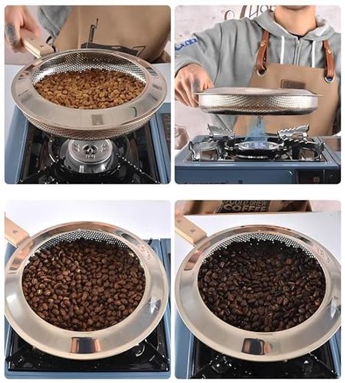 Coffee Bean Roaster, Handy Coffee Roaster Machine for Home & Outdoor Medium