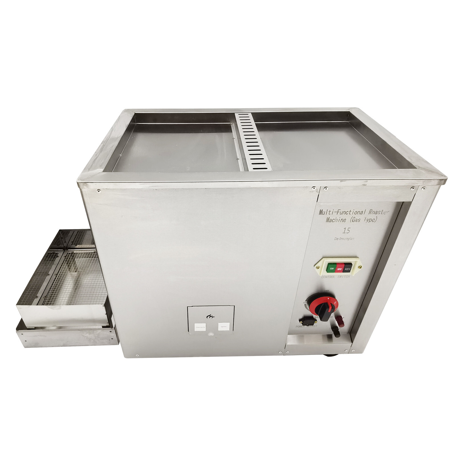 110V Full-automatic Commercial Coffee Bean Nut Roaster Drum Frying Machine