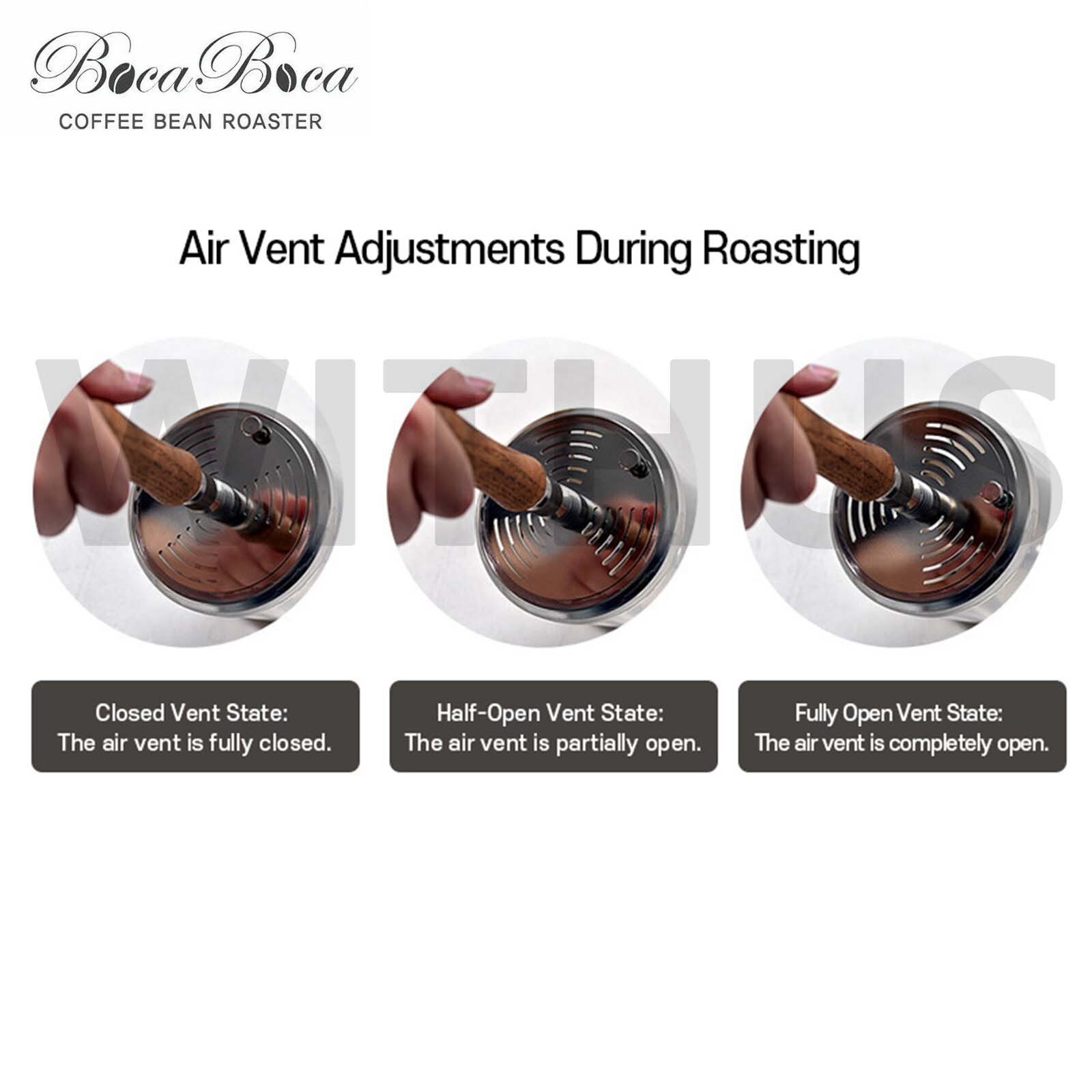 BocaBoca Coffee Bean Roaster 250 Roasting Machine Nuts Barista Home 110V / 220V