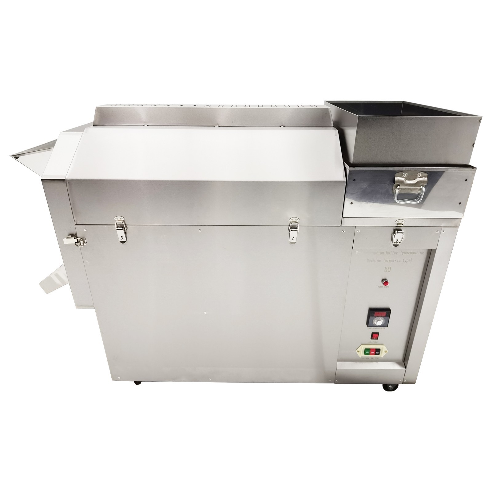 220V 3PH Coffee Bean Nut Drum Roasting Machine 6.5KW 25KG Auto Coffee Roaster