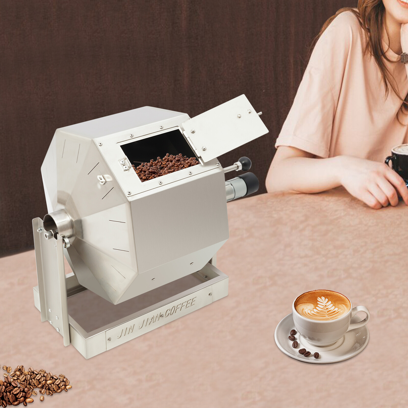 14.5L Coffee Bean Roaster Automatic Coffee Roaster Machine Peanut Roaster