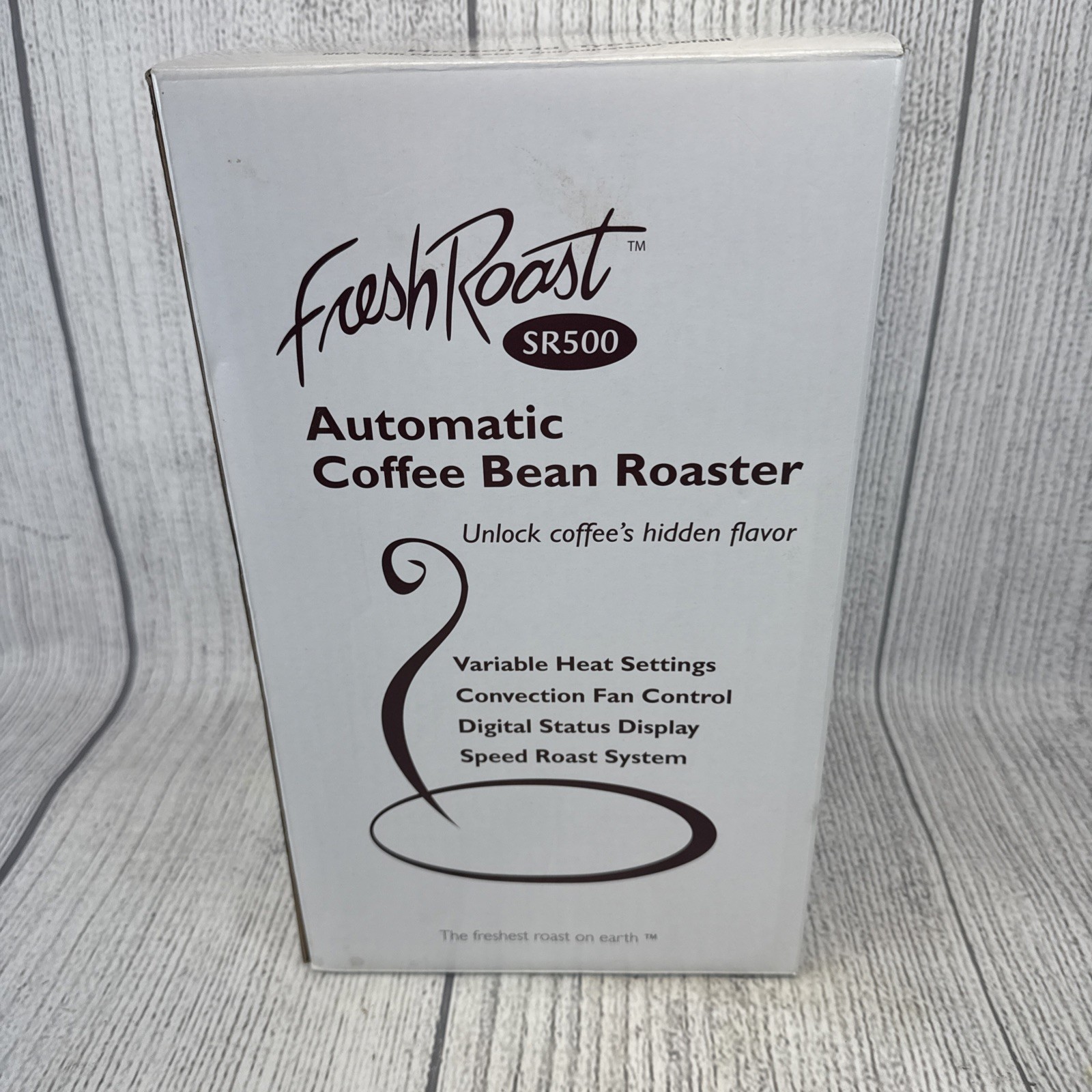Fresh Roast SR500 Automatic Coffee Bean Roaster Model FB102SR, 120v – New Sealed