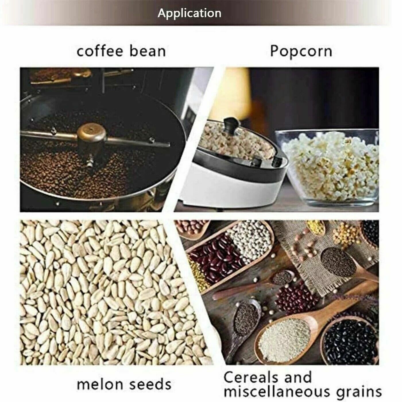 Electric Coffee Roaster Machine Coffee Bean Roasters for Home 110V 800W