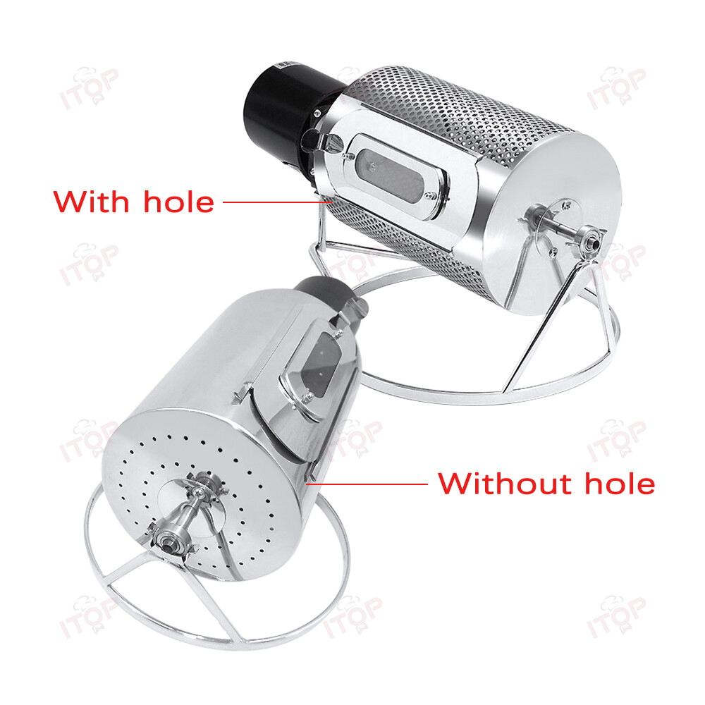 Coffee Roaster Drum Stainless Steel Coffee Bean Roaster 100-250g Coffee Tools
