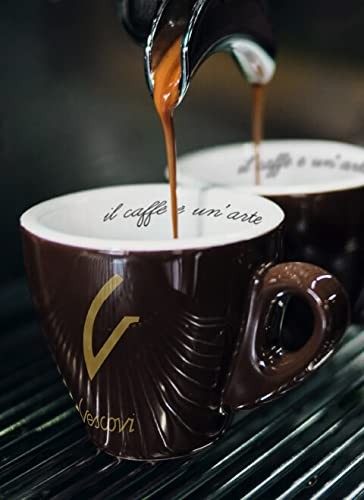 V Vescovi Espresso Intenso | Premium Italian Ground 8.8 Ounce (Pack of 1)