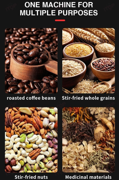 Small 1500g Baking Capacity Silent Motor Coffee Roaster 110V/220V Commercial