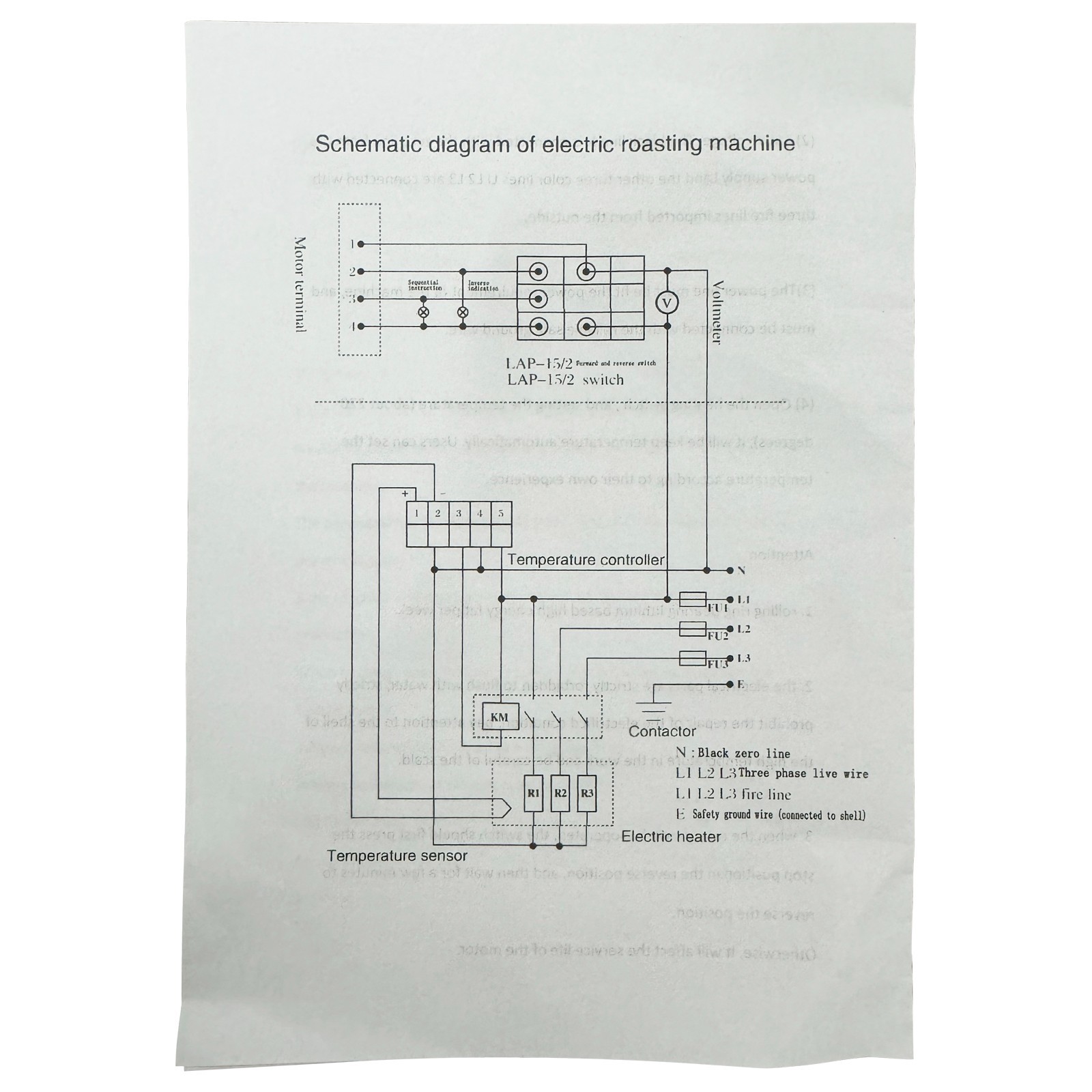 Commercial Electric Roaster 55Lbs 220V Stainless Steel Drum Roasting Machine