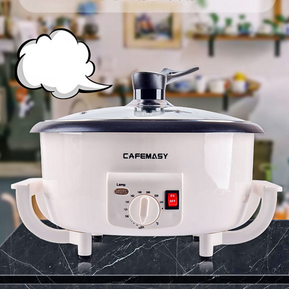 Electric Coffee Roaster Machine 1200W Household Coffee Beans Baking Machine 220V