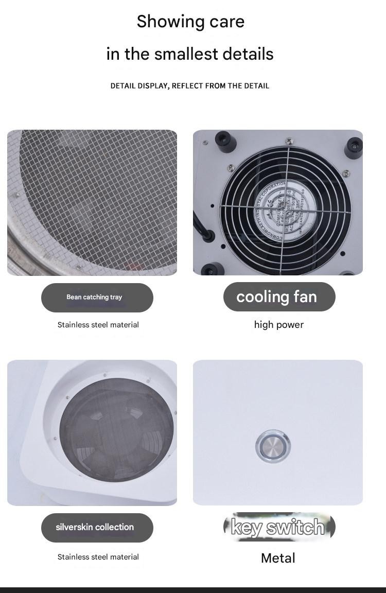 0.5/1kg coffee bean cooler, coffee roasting cooling tray, high-volume radiator w
