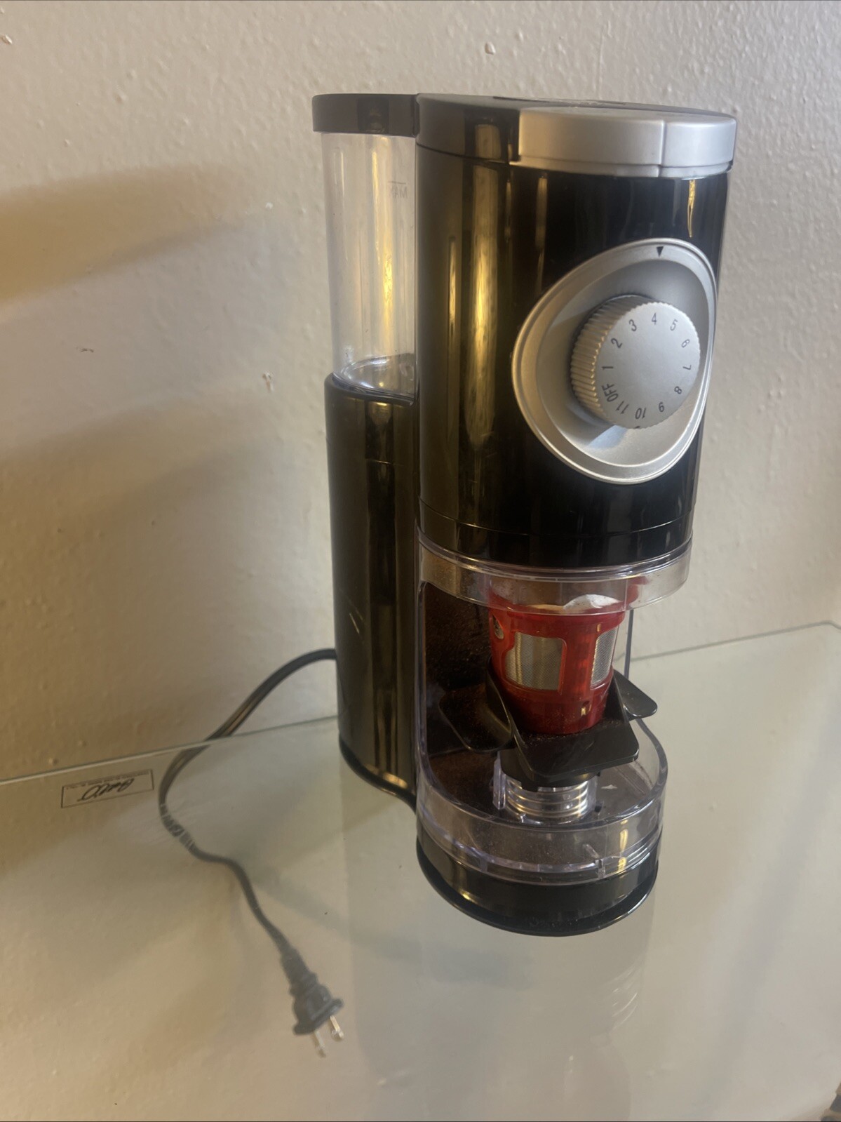 Solofill SOLOGRIND 2-in-1 Automatic Single Serve Coffee Burr Grinder for Coffee