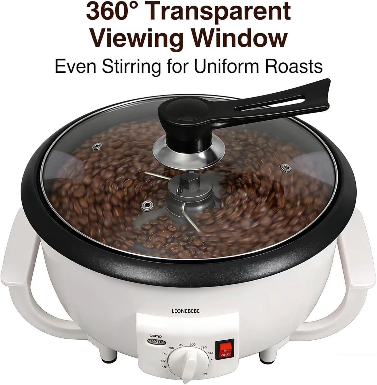 Beginner Electric Coffee Bean Roaster Machine – 750G Capacity for Nuts & More
