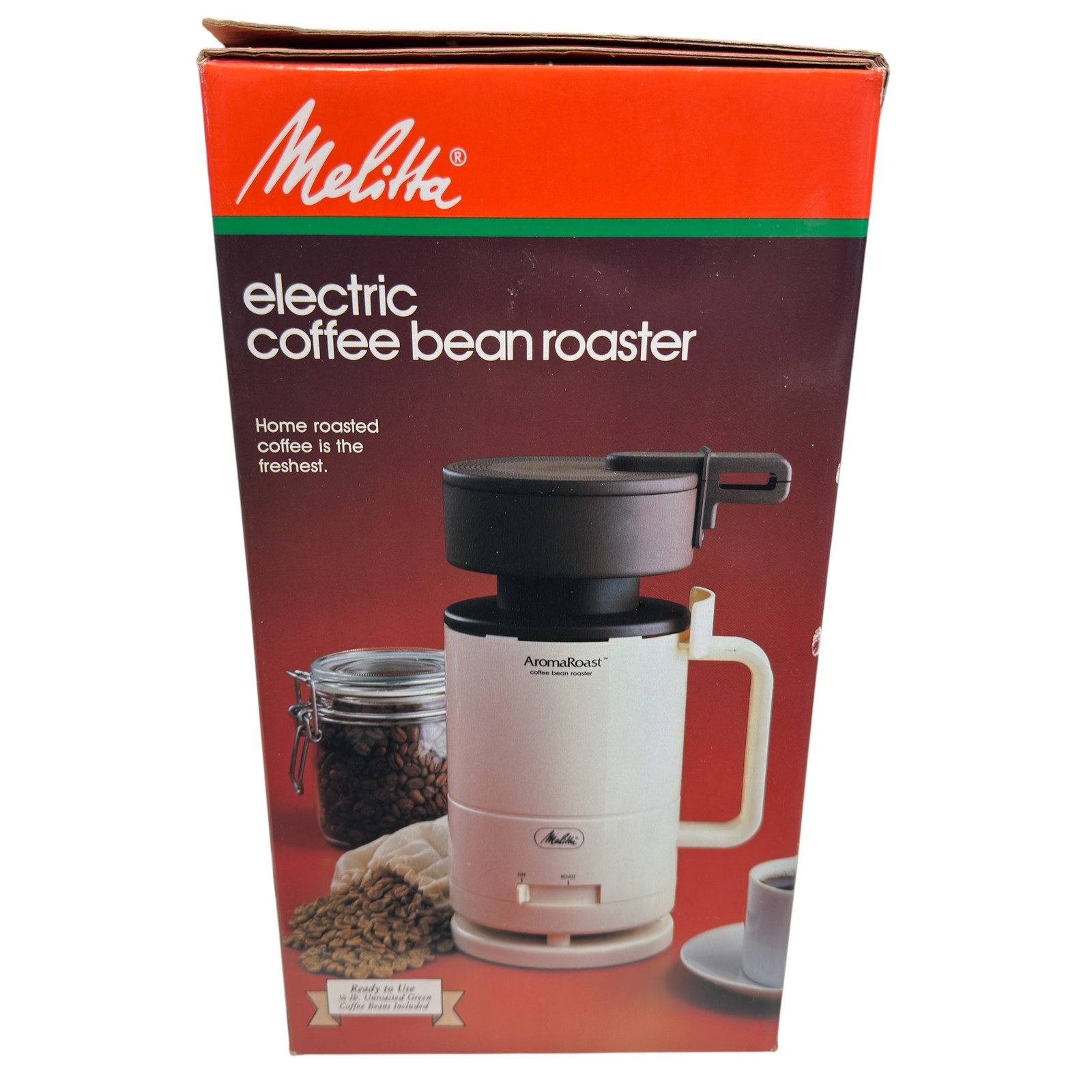 Vintage Melitta AromaRoast Electric Coffee Bean Roaster Model CBR-10 NIB New