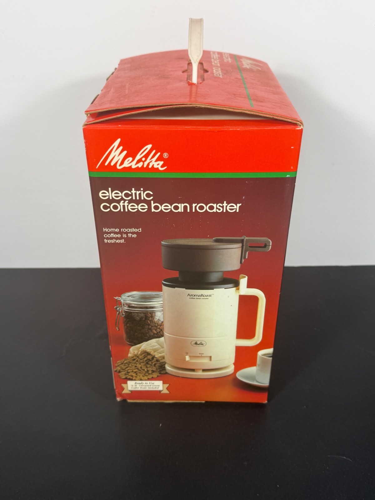 Vintage Melitta CBR‑10 Aroma Roast Electric Coffee Bean Roaster Open Box 1984