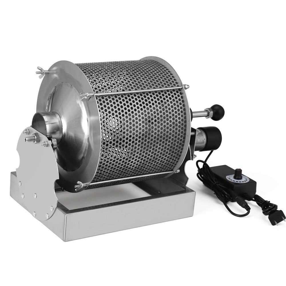 3.8L/1KG Electric Coffee Bean Roaster 360°Rotation Adjustable Speed For Home Use