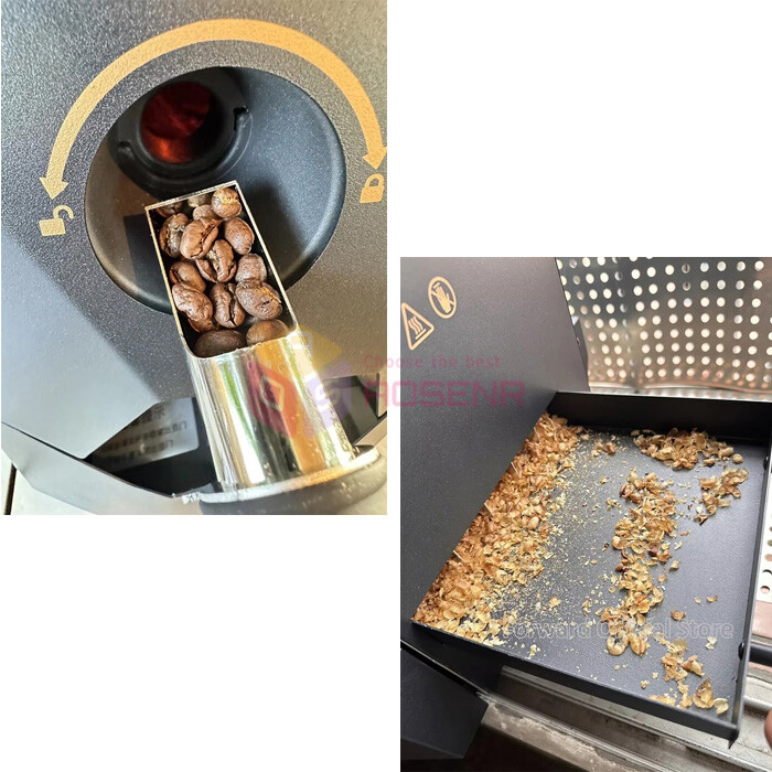 Simulates Direct Fire Electric Drum Coffee Roasting Machine Coffee Bean Roaster