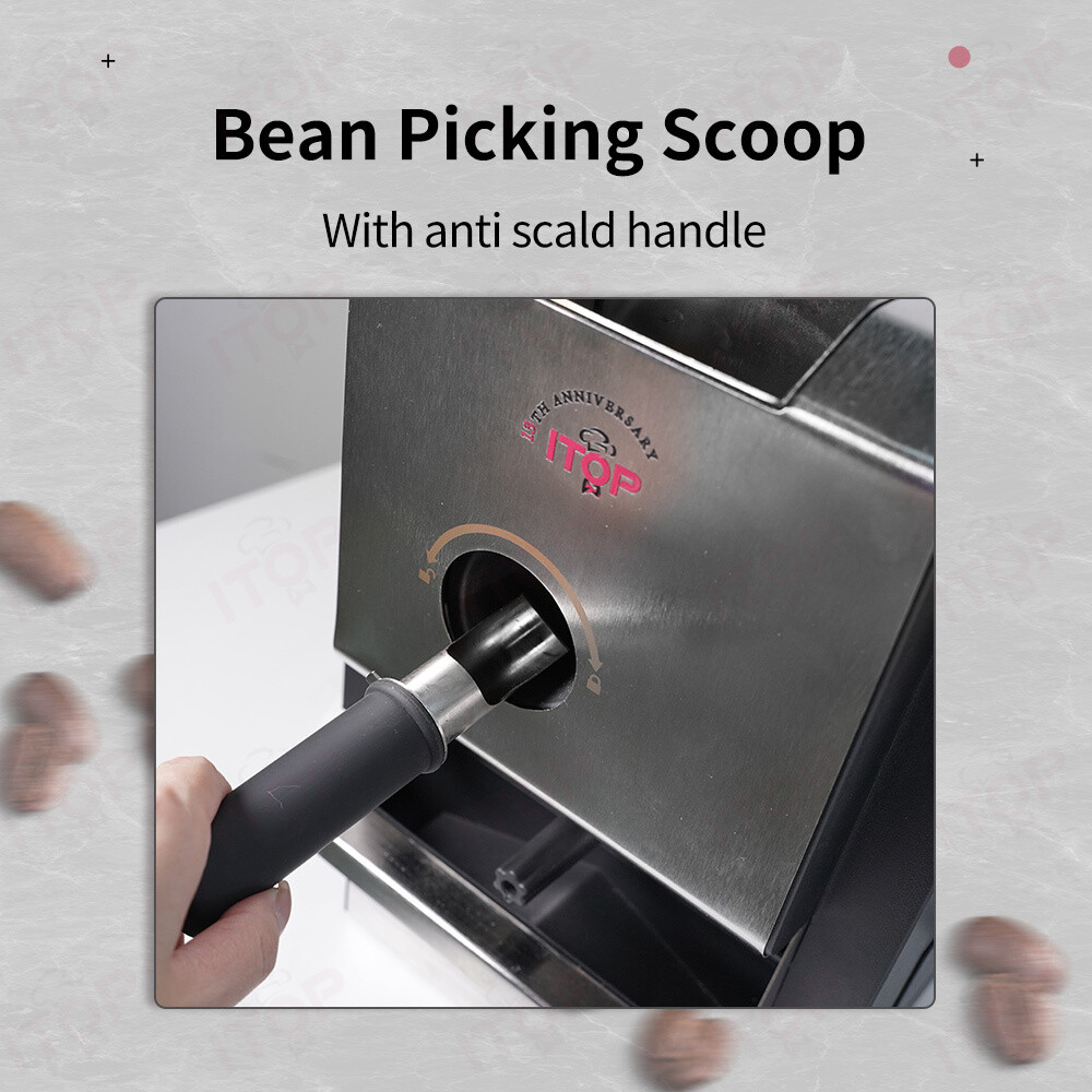 ITOP 2nd Coffee Bean Roater with Dual Control System for Artisan 110V-240V