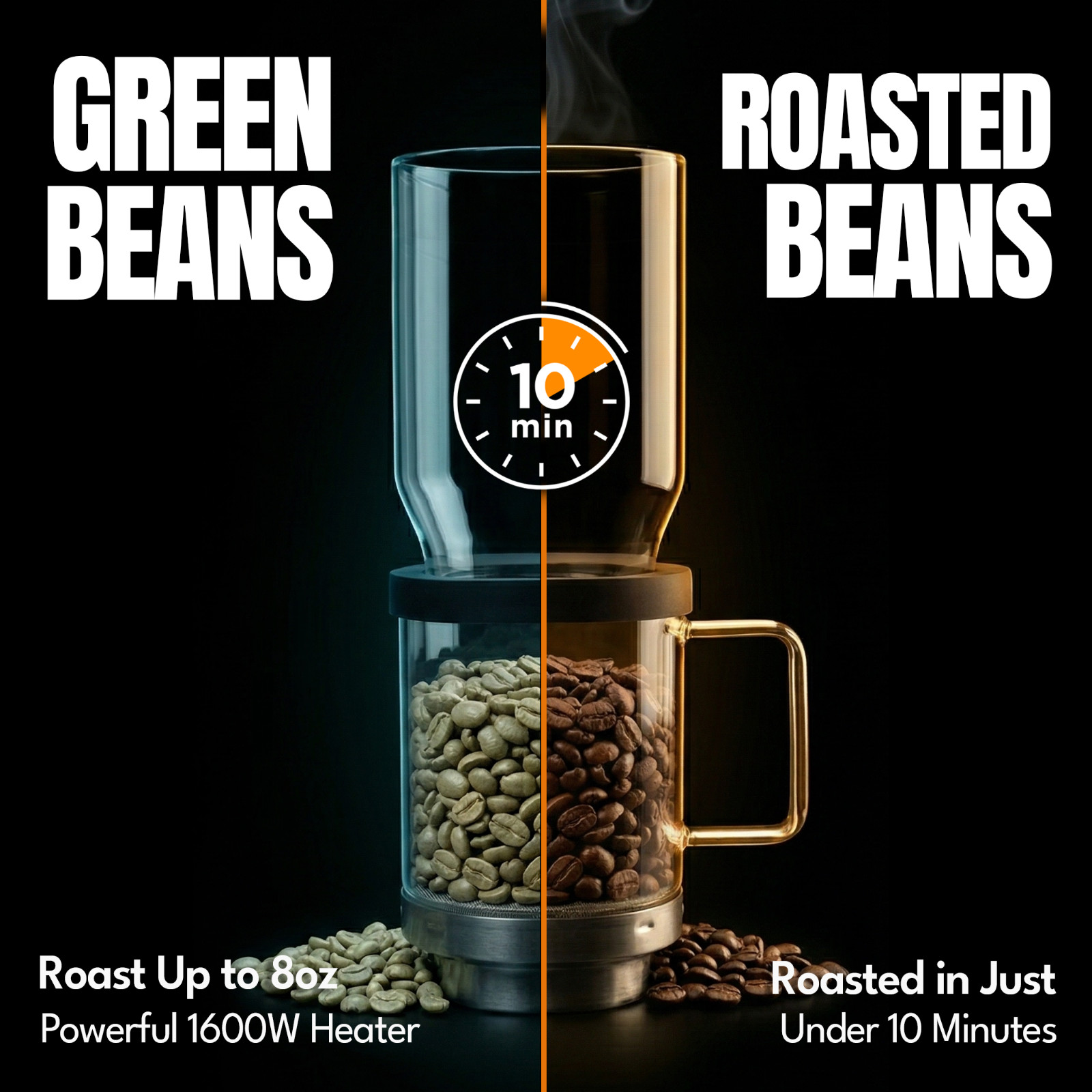 Fresh Roast SR800 Coffee Roaster Bundle w/ EXT Tube, Bean Cooler, and Bean Pack