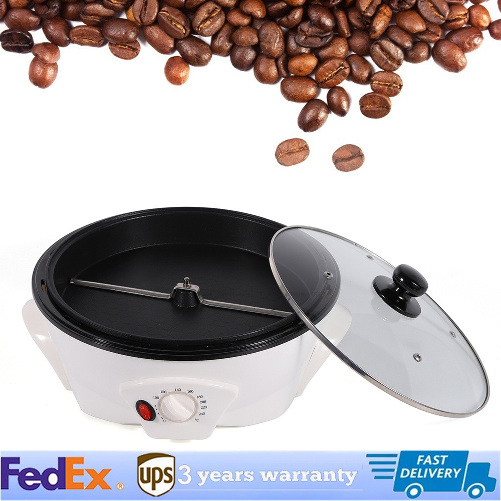 Electric Coffee Bean Roasting Machine Round Coffee Roaster Baking Baker Home