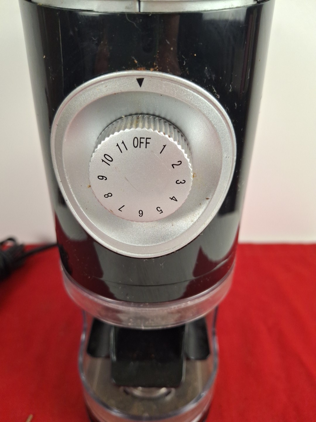 Solofill SoloGrind 2-in-1 Automatic Single Serve Coffee Burr Grinder, Black