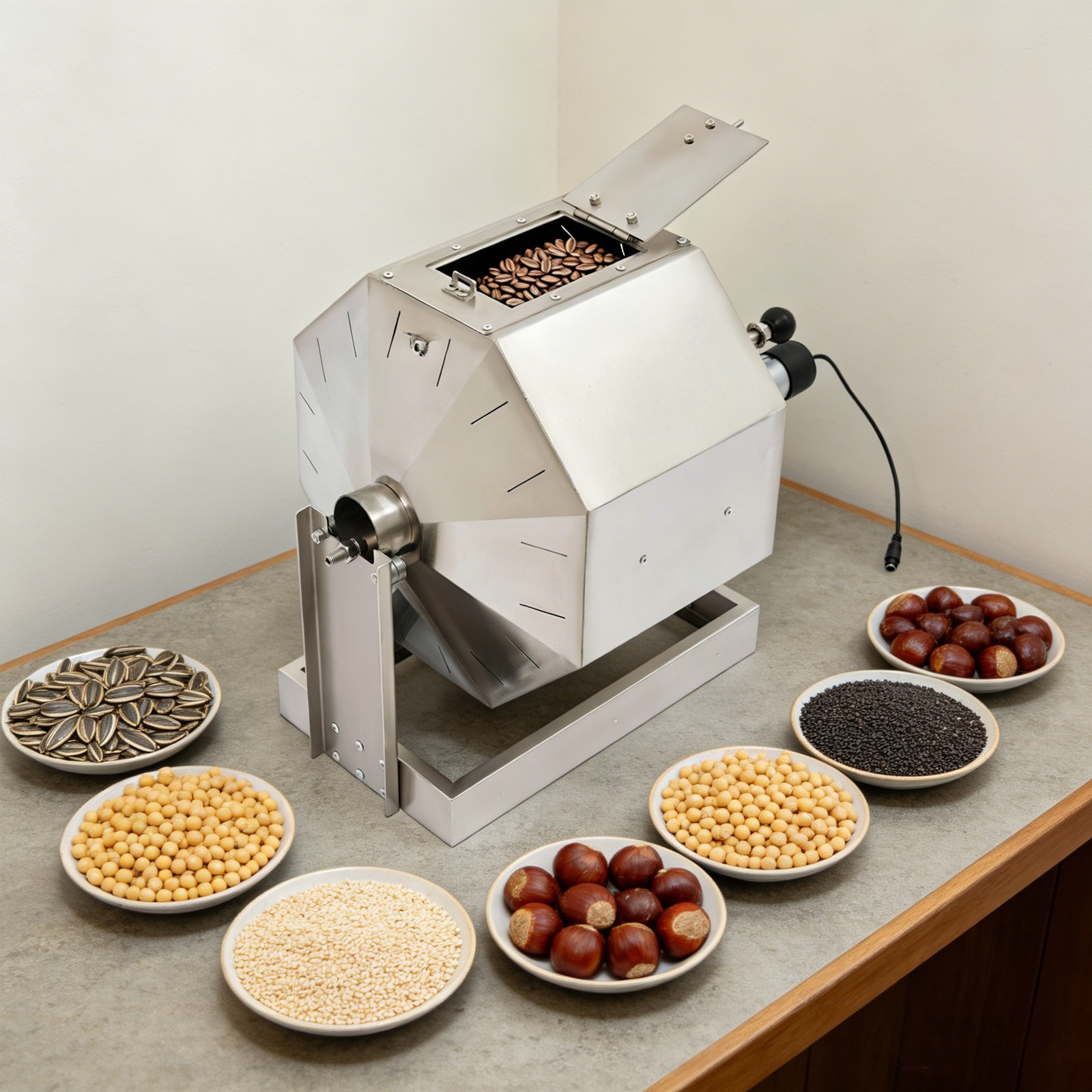 Coffee Bean Roaster Automatic Coffee Roaster Machine Peanut Roaster