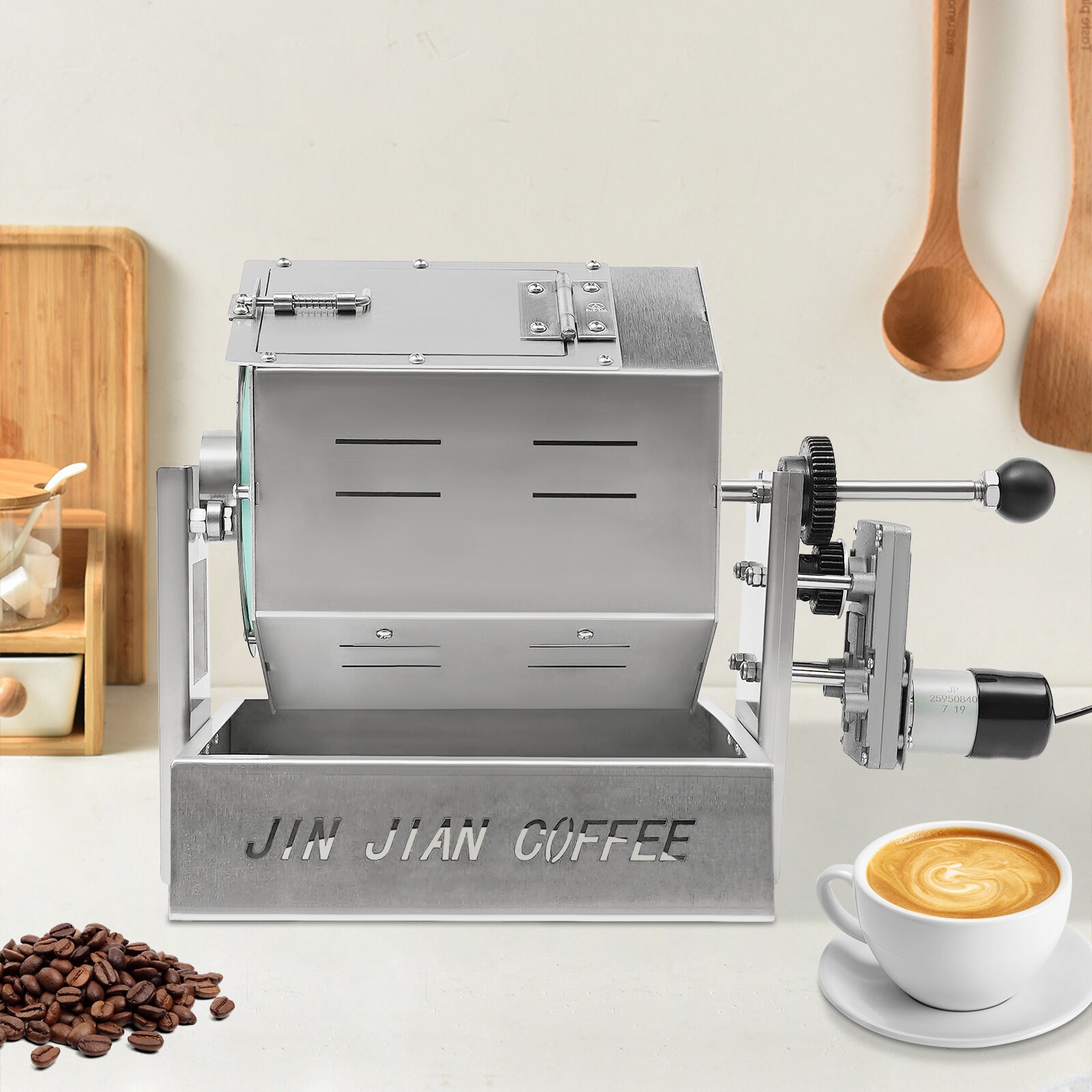 Electric Coffee Beans Roaster Machine Commercial Coffee Bean Roaster 300-1200g