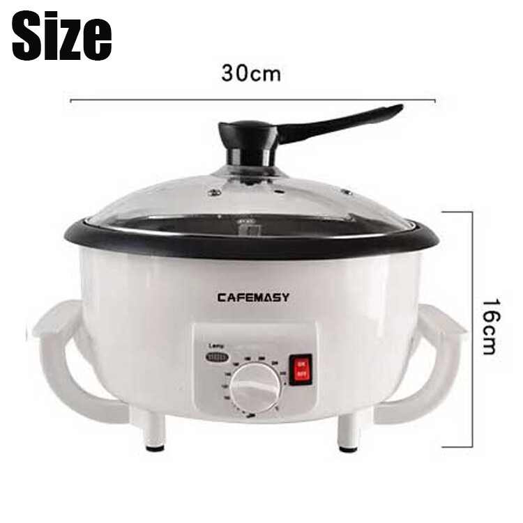 1200W Home Electric Coffee Bean Roaster with Constant Temperature Heating US
