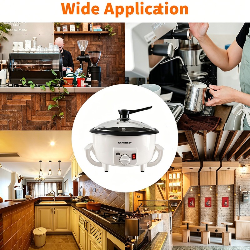 110V Electric Coffee Roaster Household Coffee Bean Roasting Baking Machine 750g