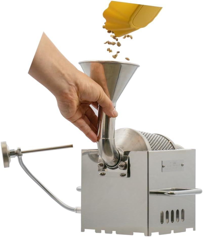 KALDI Mini Coffee Roaster – 200G Capacity, Manual & Motorized Options