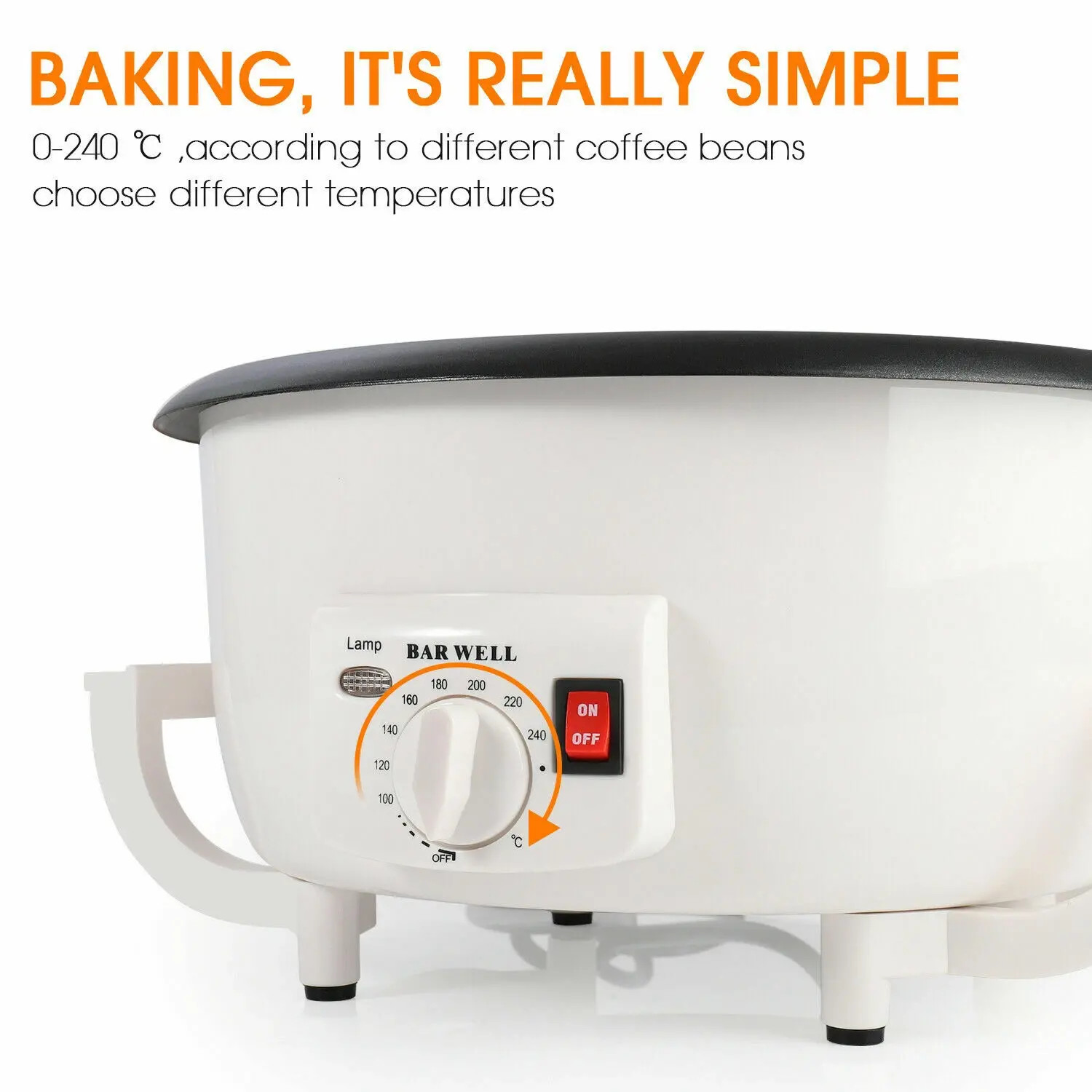 Fully Automatic Constant Temperature Heating Home Electric Coffee Bean Roaster