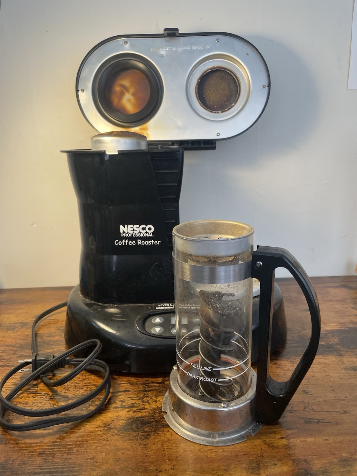 Nesco Professional Coffee Bean Roaster CR-1010PR Tested Works