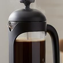 French Pr Coffee Maker 12 Ounce with Heat Resistant Borosilicate