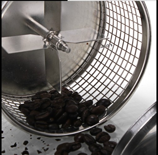 Home Manual hand Stainless Steel Coffee Bean Roaster Machine home NEW