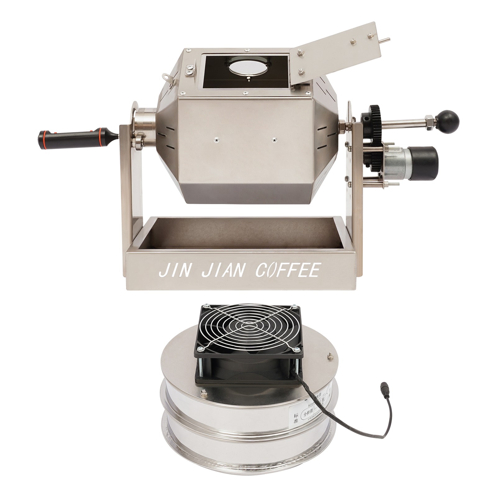 Coffee Bean Roaster Machine Drum Type, Coffee Bean Roaster + Coffee Bean Cooler