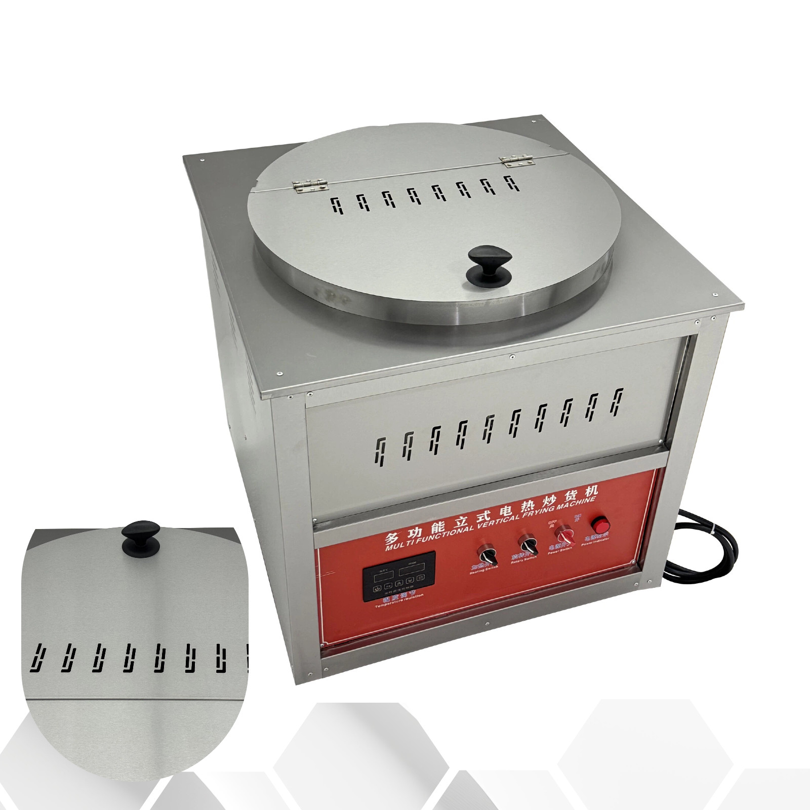 Commercial Electric Drum Roaster 7.5kg For Coffee & Nut Baking Machine 220V 1PH