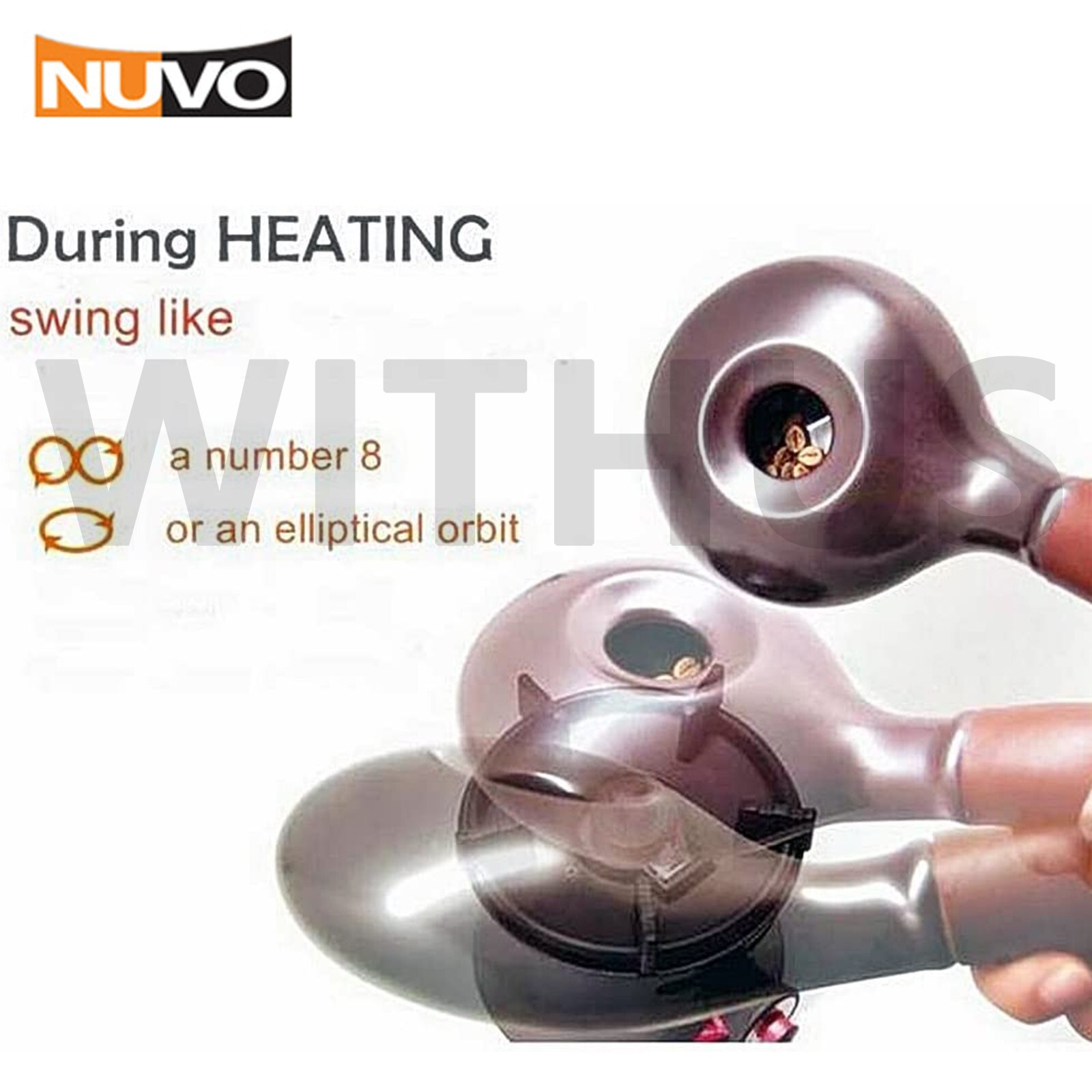 NUVO Eco Ceramic Handy Coffee Bean Roaster Max70g NV-1CHR