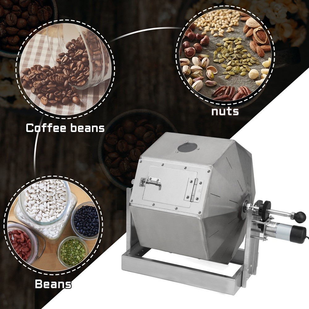 14.5L Electric Coffee Beans Roasting Baking Machine Burner Drum Type 110V/220V