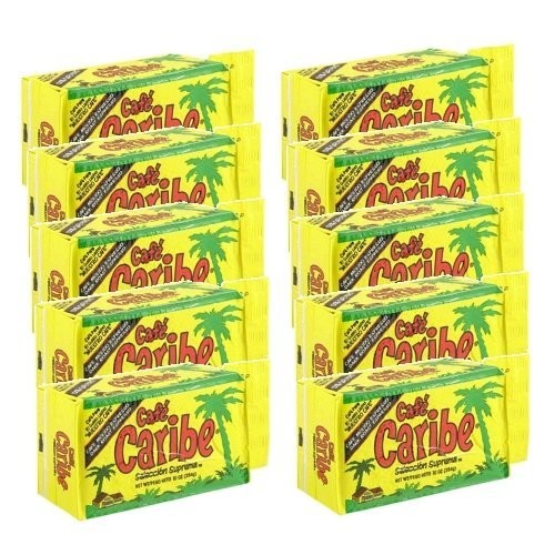Cafe Caribe 10 PACK Dark Roast Espresso Coffee 10 x 10 oz 1 Count (Pack of 10)