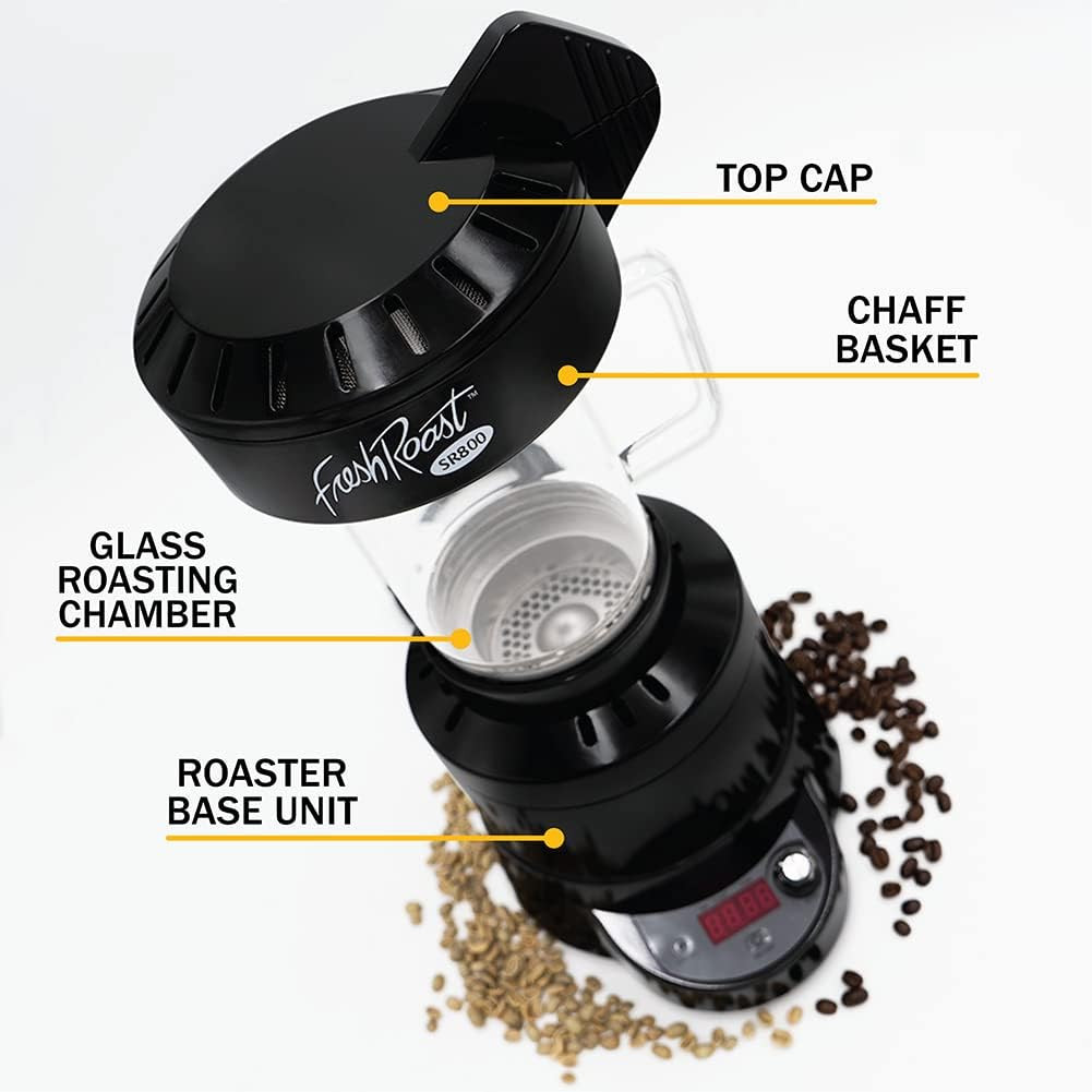 SR800 Coffee Roaster – Roast Coffee at Home – Variable Heat and Fan Control – Di