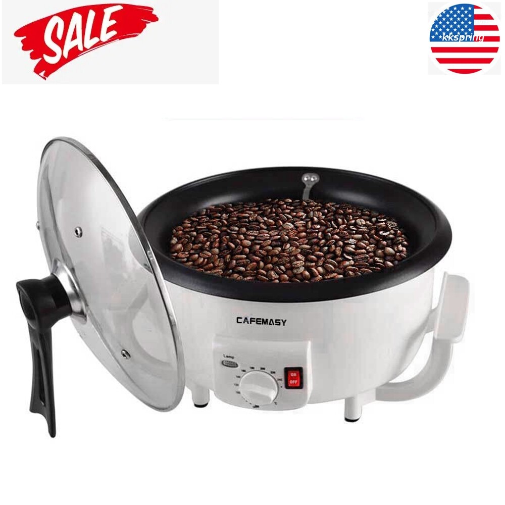 Electric Coffee Roaster Coffee Beans Maker Machine With Timing For Home Office