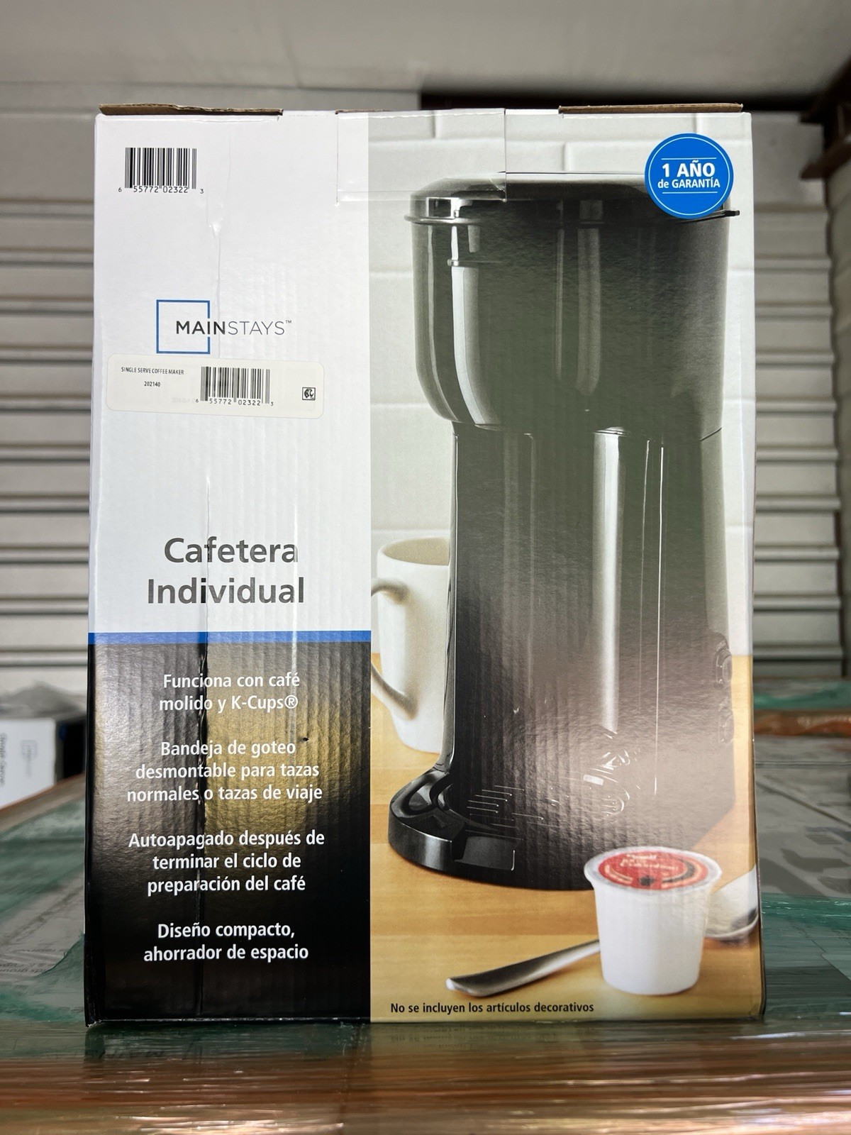 Mainstays Single Serve Dual Brew Coffee, Black, MODEL 202140